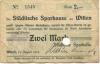 Witten - Städtische Sparkasse - 11.8.1914 - 31.12.1914 - 2 Mark