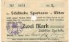 Witten - Städtische Sparkasse - 11.8.1914 - 31.12.1914 - 2 Mark 