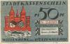 Wittenberg - Stadt - 10.12.1920 - 31.12.1920 - 50 Pfennig 