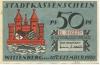 Wittenberg - Stadt - 10.12.1920 - 31.12.1920 - 50 Pfennig 