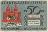 Wittenberg - Stadt - 10.12.1920 - 31.12.1920 - 50 Pfennig 