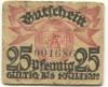 Wittingen - Kreissparkasse - - 1.7.1922 - 25 Pfennig 