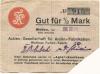Wolfen (heute: Bitterfeld) - AG für Anilin-Fabrikation, Wolfener Farbenfabrik - 15.12.1916 - 1/2 Mark 
