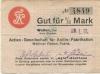 Wolfen (heute: Bitterfeld) - AG für Anilin-Fabrikation, Wolfener Farbenfabrik - 12.1.1917 - 1/2 Mark 