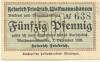 Wolfmannshausen (heute: Grabfeld) - Friedrich, Heinrich, Bäckerei und Kolonialwarenhandlung - 1.12.1920 - 50 Pfennig 