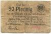 Wollstein (heute: PL-Wolsztyn) -Stadt - 31.7.1917 - 30.6.1918 - 50 Pfennig 
