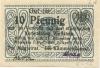 Wollstein (heute: PL-Wolsztyn) -Stadt - 1.4.1918 - 31.12.1919 - 10 Pfennig 