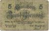 Wongrowitz (heute: PL-Wagrowiec) - Stadt - 15.6.1917 - 5 Pfennig 