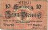 Wongrowitz (heute: PL-Wagrowiec) - Stadt - 15.6.1917 - 10 Pfennig 
