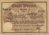 Worms - Stadt - 15.10.1918 - 1.2.1919 - 20 Mark 