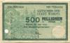 Worms - Stadt - 26.6.1923 - 500 Millionen Mark 