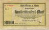 Worms - Stadt - 26.6.1923 - 100000 Mark 