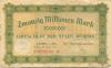 Worms - Stadt - 26.6.1923 - 20 Millionen Mark 