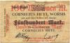Worms - Heyl, Cornelius, Lederwerke - - 31.12.1923 - 100 Millionen Mark 