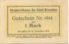 Wreschen (heute: PL-Wrzesnia) - Stadt - - 31.12.1914 - 1 Mark 