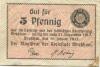 Wreschen (heute: PL-Wrzesnia) - Stadt - 10.1.1917 - 31.12.1917 - 5 Pfennig