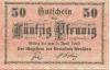 Wreschen (heute: PL-Wrzesnia) - Stadt - - 1.4.1920 - 50 Pfennig