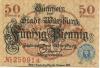 Würzburg - Stadt - - 1.1.1919 - 50 Pfennig 
