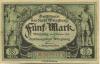 Würzburg - Stadt - 8.10.1918 - 1.2.1919 - 5 Mark 