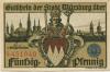 Würzburg - Stadt - - 1.1.1920 - 50 Pfennig 