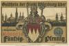 Würzburg - Stadt - - 1.1.1920 - 50 Pfennig 