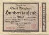Würzburg - Stadt - 14.8.1923 - 100000 Mark 