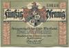Wunsiedel - Stadt - 11.11.1918 - 50 Pfennig 