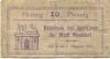 Wunstorf - Sparkasse der Stadt - - 1.10.1921 - 10 Pfennig 