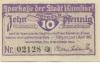 Wunstorf - Sparkasse der Stadt - 15.11.1920 - 1.4.1922 - 10 Pfennig 