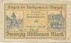 Wurzach - Stadt - 10.10.1923 - 20 Millionen Mark 
