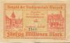 Wurzach - Stadt - 10.10.1923 - 50 Millionen Mark 