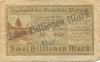 Wurzach - Stadt - 10.10.1923 - 2 Billionen Mark 