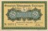 Wurzbach - Gemeinde - 1.7.1921 - 50 Pfennig 