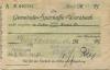 Wurzbach - Gemeinde-Sparkasse - 3.11.1922 - 31.12.1922 - 1000 Mark 