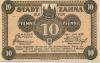 Zahna - Stadt - 1.6.1920 - 10 Pfennig 