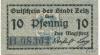 Zeitz - Stadt - -- - 10 Pfennig 