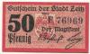 Zeitz - Stadt - -- - 50 Pfennig 