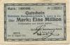Zeitz - Lewy, J. & Co, Söchsische Metallwaren-Fabrik - 30.8.1923 - 1 Million Mark 