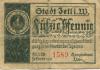 Zell - Stadt - Februar 1920 - 50 Pfennig 