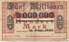 Zella-Mehlis - Stadt - 14.9.1923 - 5 Millionen Mark 