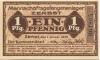Zerbst - Mannschaftsgefangenenlager - 1.1.1916 - 1 Pfennig 