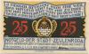 Zeulenroda - Stadt - 1.11.1921 - 25 Pfennig 