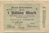 Ziegenhain - Kreis - 10.11.1923 - 1 Billion Mark 