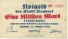 Zirndorf-  Stadt - 15.8.1923 - 1 Million Mark 