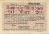 Zittau - Amtshauptmannschaft, Stadt und Alfred Peter, Zittauer Handelsbank - 28.9.1923 - 20 Millionen Mark 