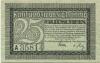 Zittau - Amtshauptmannschaft und Stadt - 1.1.1919 - 31.12.1919 - 25 Pfennig 