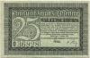 Zittau - Amtshauptmannschaft und Stadt - 1.1.1919 - 31.12.1919 - 25 Pfennig 