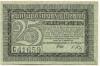 Zittau - Amtshauptmannschaft und Stadt - 1.1.1919 - 31.12.1919 - 25 Pfennig 