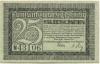 Zittau - Amtshauptmannschaft und Stadt - 1.1.1919 - 31.12.1919 - 25 Pfennig 
