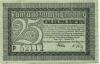 Zittau - Amtshauptmannschaft und Stadt - 1.1.1919 - 31.12.1919 - 25 Pfennig 
